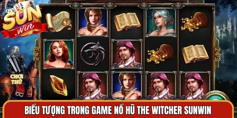 Biểu tượng trong game nổ hũ the Witcher Sunwin