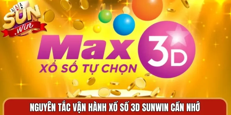 Nguyên tắc vận hành xổ số 3D Sunwin cần nhớ