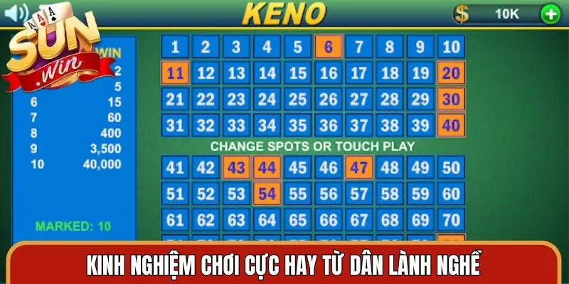 Kinh nghiệm chơi cực hay từ dân lành nghề